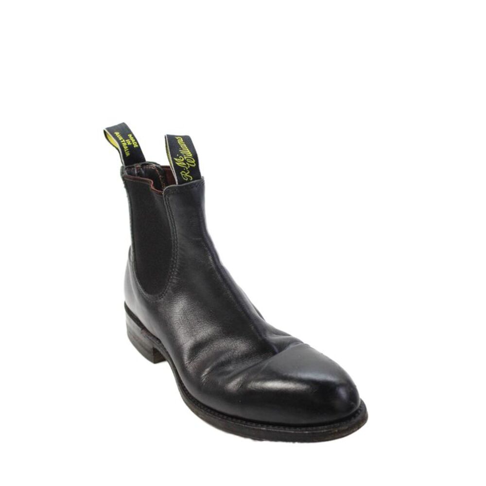 Dr. Martens Unisex Adults Leather Pull On Chelsea Boots Black Size M6.5 W8.5